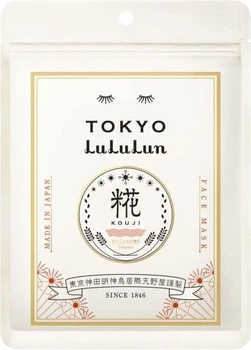 Живильна маска з екстрактом саке та кодзі LuLuLun Face Mask Tokyo Kouji LuLuLun Face Mask Tokyo Kouji 7 шт (4582305067118)