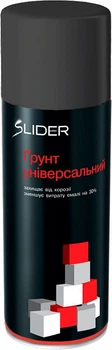 Емаль аерозольна Slider універсальна грунт 400 мл Чорний (SL000021006)