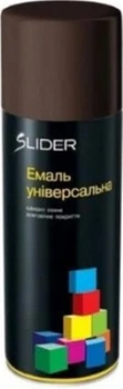 Емаль аерозольна Slider універсальна RAL 8017 400 мл Темно-коричнева матова (SL000023347)