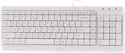 Клавиатура проводная A4Tech FK15 USB White (4711421956888)