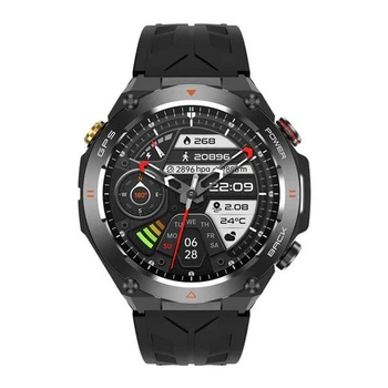 Умные часы COLMI V75 Black с GPS и компасом, спортивные, мониторинг здоровья, водонепроницаемость, для iOS/Android, черные
