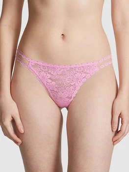 Трусики стринги женские Victoria's Secret 170564513 XL Розовые (1159841652)