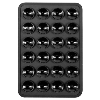 Держатель-присоска для телефона Sticker Side Silicone 3М 80*55 мм Black