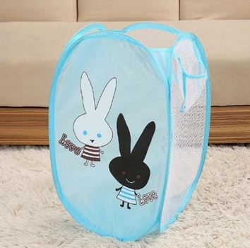 Кошик для іграшок Kiddy "Зайчики" 21010 блакитний