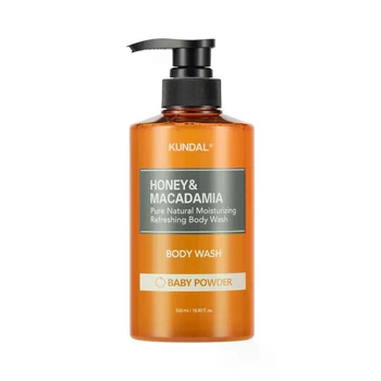 Гель для душу "Дитяча Присипка" Kundal Honey & Macadamia Body Wash Baby Powder 500ml