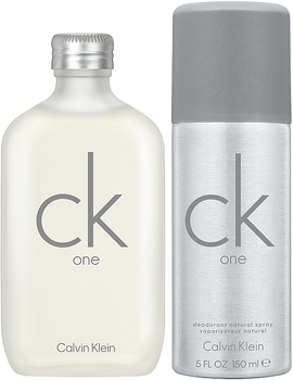 Zestaw unisex Calvin Klein CK One Woda toaletowa 100 ml + Dezodorant 150 ml (3616305433787)