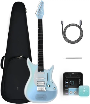 Смарт электрогитара Enya Inspire Light Blue