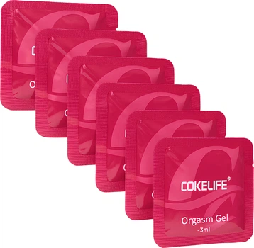 Набір жіночого збудника CokeLife Yoni Orgasm Gel 3 мл х 6 шт (ROZ6501053656)