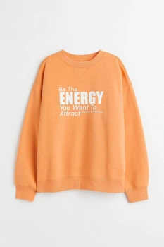 Жіночий світшот H&M 208263-2 2XL(175/128) Помаранчевий (2082630006)