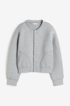 Жіноча толстовка H&M 210804-4 XS(160/80) Сірий (2108040002)