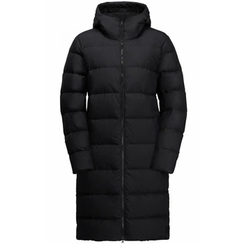 Напівпальто пухове FROZEN PALACE COAT W RDS Jack Wolfskin 1204133_6000 46 Чорний (4064993904574)