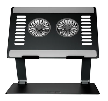 Охлаждающая подставка для ноутбука до 15.6 дюймов OfficePro LS-122-B 2xfans Alloy Aluminum Black