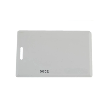 RFID-карта доступу з товстим корпусом та прорізом EM-Marine ЕМ-05, 125 кГц, Білий