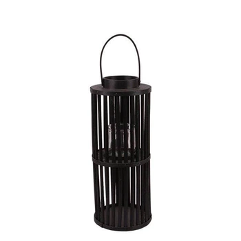 Свічник-ліхтар із ручкою LUCIE BLACK 35380