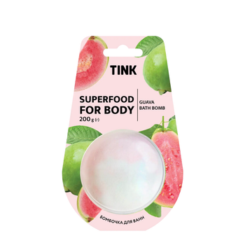 Бомбочка-гейзер для ванни Tink Guava 200 г