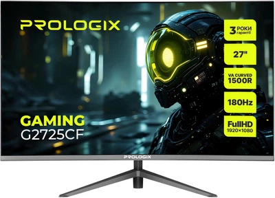 Монитор 27" Prologix Gaming G2725CF Black