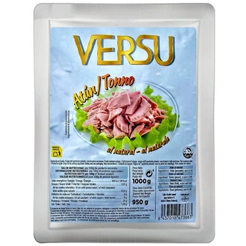 Тунец Versu Atun Tonno al natural в собственном соке 1 кг