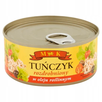 Тунец MK Tunczyk w stzepach w Oleju roslinnym салатный измельченный в масле 170 г