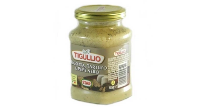 Соус трюфельний Tigullio Ricotta Tartufo e Pepe Nero без глютену 185 г