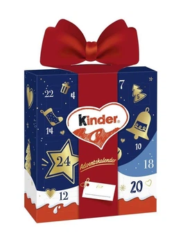 Адвент календар Kinder Ferrero Mix Geschenk Adventskalender Бант 214 г