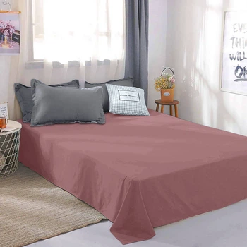 Набір простирадлом 2 шт Zastelli 17-1608 Plum бязь 180*210 см