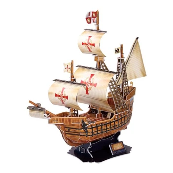 3D пазл CubicFun Корабель Санта Марія (T4008h)