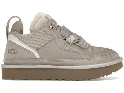 Жіночі УГГ кросівки Зимові Замшеві Сірі UGG Lowmel Sneaker Grey Pumice (36, сірий)
