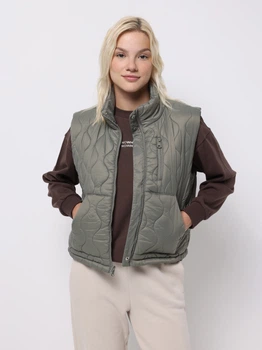 Теплий жилет короткий жіночий Colin's CL1075670SAG M Sage (8684112818405)