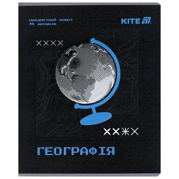 Зошит предметний Kite Techno 48 аркушів, клітинка, географія K25-240-5
