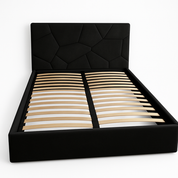 Ліжко Морган 160х200 см Allure Premium Black з підйомним механізмом
