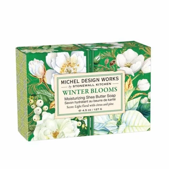 Мыло твердое натуральное Зимние цветы Michel Design Works, 127 г