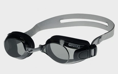Окуляри для плавання Arena ZOOM X-FIT чорний, прозоро-сірий, сріблястий OSFM (92404-055)