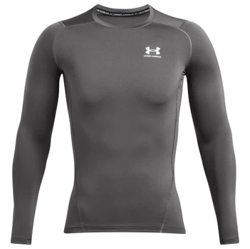 Лонгслив UA HG Armour Comp LS серый мужской SM (00000032088)