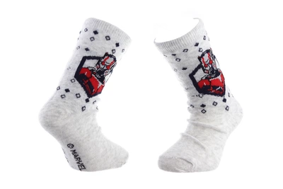 Носки MARVEL BUSTE + DAMIER DE POINTS светло-серые детские 27-30 арт 83895348-7 (83895348-7)
