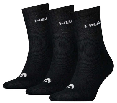 Носки Head ELEMENTS ALL SPORTS SHORT CREW 3P черный мужские 43-46 (701229009-001)