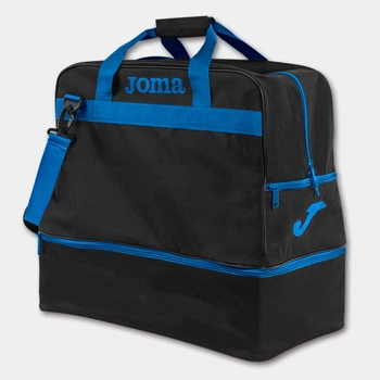 Сумка Joma TRAINING III черно-синяя спортивная сумка для футбола унисекс вместительная 63,2 л