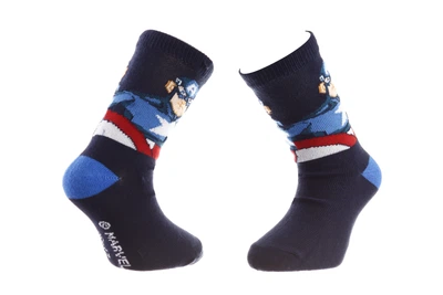 Носки MARVEL CAPTAIN AMERICA синий детские 27-30 арт 83891648-7 (83891648-7)