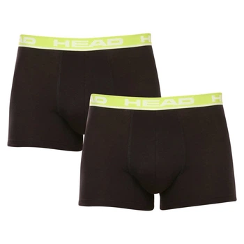 Трусы-боксеры Head BASIC BOXER 2P светло-зеленый, черный мужские M (701202741-019)