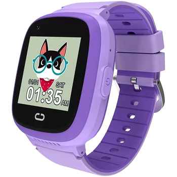 Smartwatch dla dzieci Canyon Sunny KW-48 Wideo 4G GPS Games&Music Purple (CNE-KW48VL)