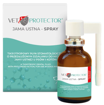 Спрей для ротової порожнини JM Sante Pharma VET PROTECTOR ORAL для собак і котів 30 мл (5902596718251)