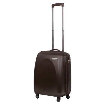 Дорожня валіза маленька Vip Collection Galaxy коричнева 45-54 л. полікарбонат (G.20.Brown)