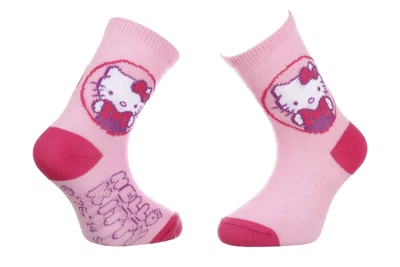 Шкарпетки HELLO KITTY TETE HK + ECRITURE блідо-рожевий дитячі 23-26, арт.32770-7 (32770-7)