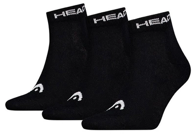 Носки Head ELEMENTS ALL SPORTS QUARTER 3P черный мужские 43-46 (701229010-001)