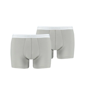 Трусы-боксеры Head BASIC BOXER 2P светло-серый мужские S (841001001-400)