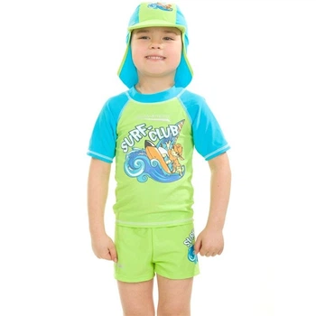 Топ сонцезахисний для хлопців Aqua Speed SURF-CLUB T-SHIRT зелений 104см (383-04-104)