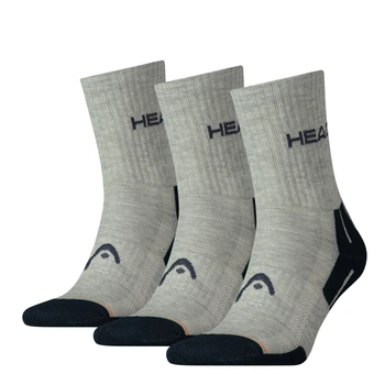Шкарпетки Head PERFORMANCE SHORT CREW 3PPK UNISEX сірий, синій унісекс 35-38 (741019001-650)