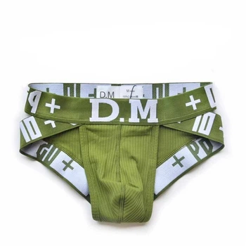 Трусы брифы мужские D.M 04-2777 XL цвет хаки