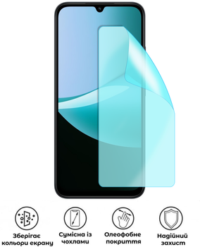 Защитная полиуретановая матовая пленка Simple Armor на экран смартфона Realme 15 Pro