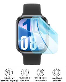 Защитная гидрогелевая глянцевая пленка Grade D на экран часов Huawei Watch Fit 4