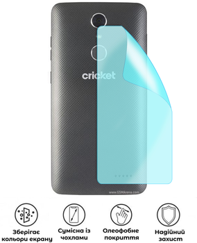 Защитная гидрогелевая глянцевая пленка Grade A на корпус смартфона ZTE Grand X4
